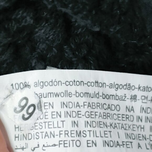 NWT ZARA black crochet festival retro boho button down crop top - Picture 8 of 8